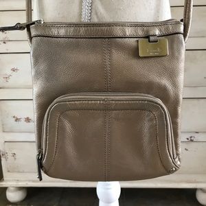 Tignanello Leather Crossbody Handbag